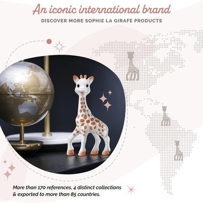 Sophie the Giraffe - Box Once upon a time... - Toy made from 100% natural rubber for children - Early learning toy for children - Suitable from birth