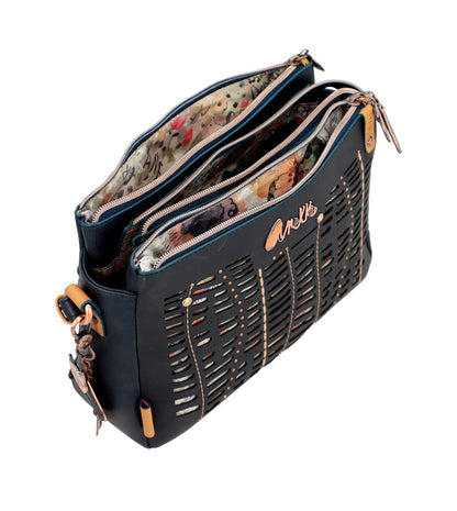 Anekke Women's 36773-184 Multicolored Crossbody Bag 28 x 20 x 9 BANDOLERA