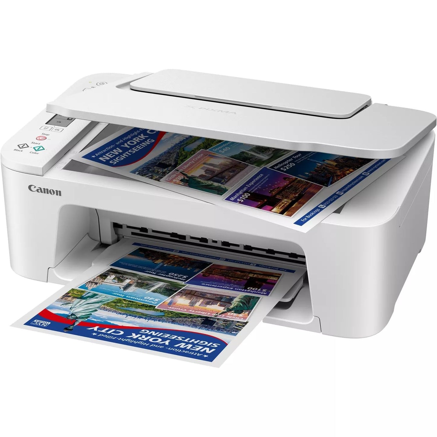 Canon PIXMA TS3751i: Wireless color inkjet printer for A4 - print, copy, scan. Compatible with PIXMA Print Plan and perfect for home, print conveniently from your smartphone.