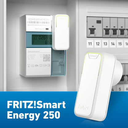 Fritz!Smart Energy 250 (smart power sensor, electricity consumption meter for optimizing energy costs, DECT compatible with Fritz!Box, monitor energy consumption via app or Fritz!OS)