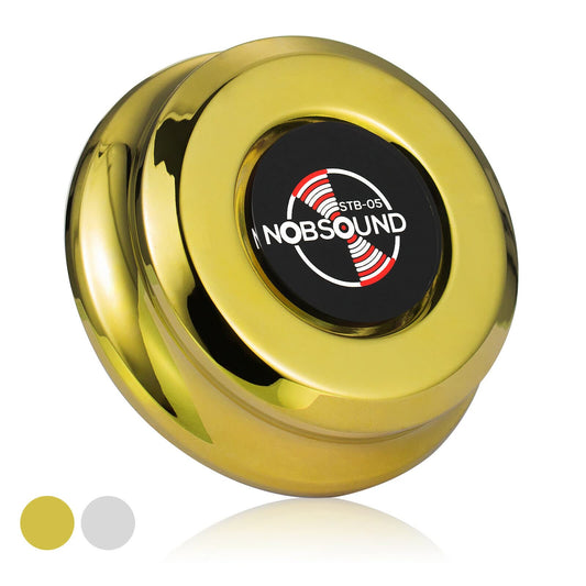 Turntable Disc Record Weight Stabilizer - Nobsound Record Weight Clamp Stabilizer in pure brass for LP Turntable Record Player (STB-05) (Gold)