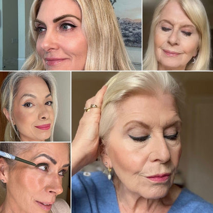 PRIME PROMETICS PrimeEyes Glide Eyeliner for mature women - waterproof, long-lasting and smudge-proof - gel-cream texture, discreet sharpener and effective applicator (Sapphire Blue)