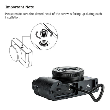 JJC Metal Hand Grip Secure grip for Sony RX100 VI VA V IV III II DSC-RX100VI RX100V RX100IV RX100III RX100II RX100 RX100M6 RX100M5A RX100M5 RX100M4 RX100M3 RX100M2 cameras