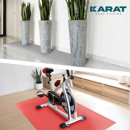 KARAT Floor Protection Mat for Hard Floors - Neo - Floor Protection Mat for Office Chair for Parquet Laminate Floor Mat Office Chair - Thickness: 1.5 mm (Black, 114 x 500 cm)