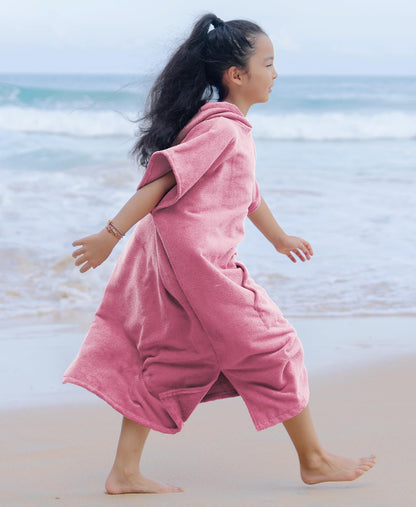DiaryLook Kids Hooded Beach Poncho, Absorbent Towel Poncho for Boys and Girls, 2-5 years old, Ideal for Beach, Swimming, and Surfing.