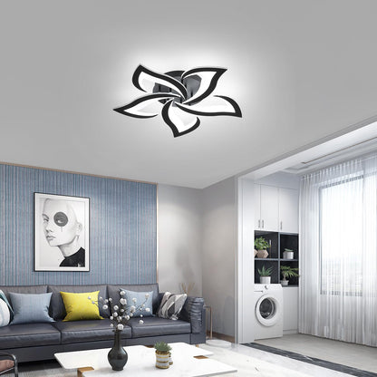 Comely dimmable LED ceiling light, 40W 6000LM LED ceiling lamp modern living room lamp with remote control APP light color brightness color changing, bedroom ceiling light fixture, 3000K-6500K.