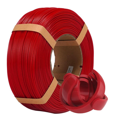 eSUN PLA+ Refill Filament 1.75mm, Spoolless PLA Plus Refill Filament, Accuracy +/- 0.03mm, 1KG (2.2 LBS) for 3D Printers, Flame Red