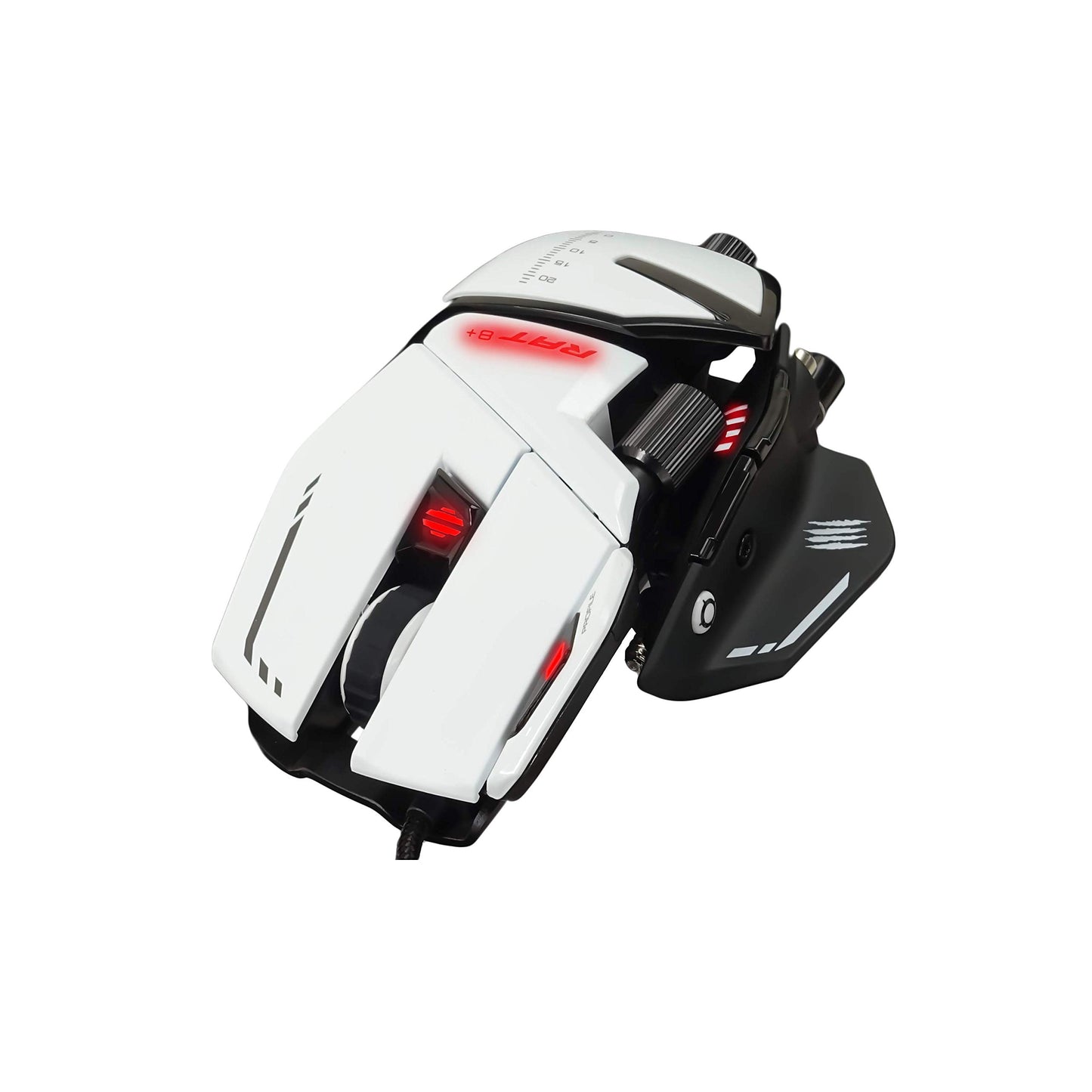 MadCatz R.A.T. 8+ Optical Gaming Mouse, White