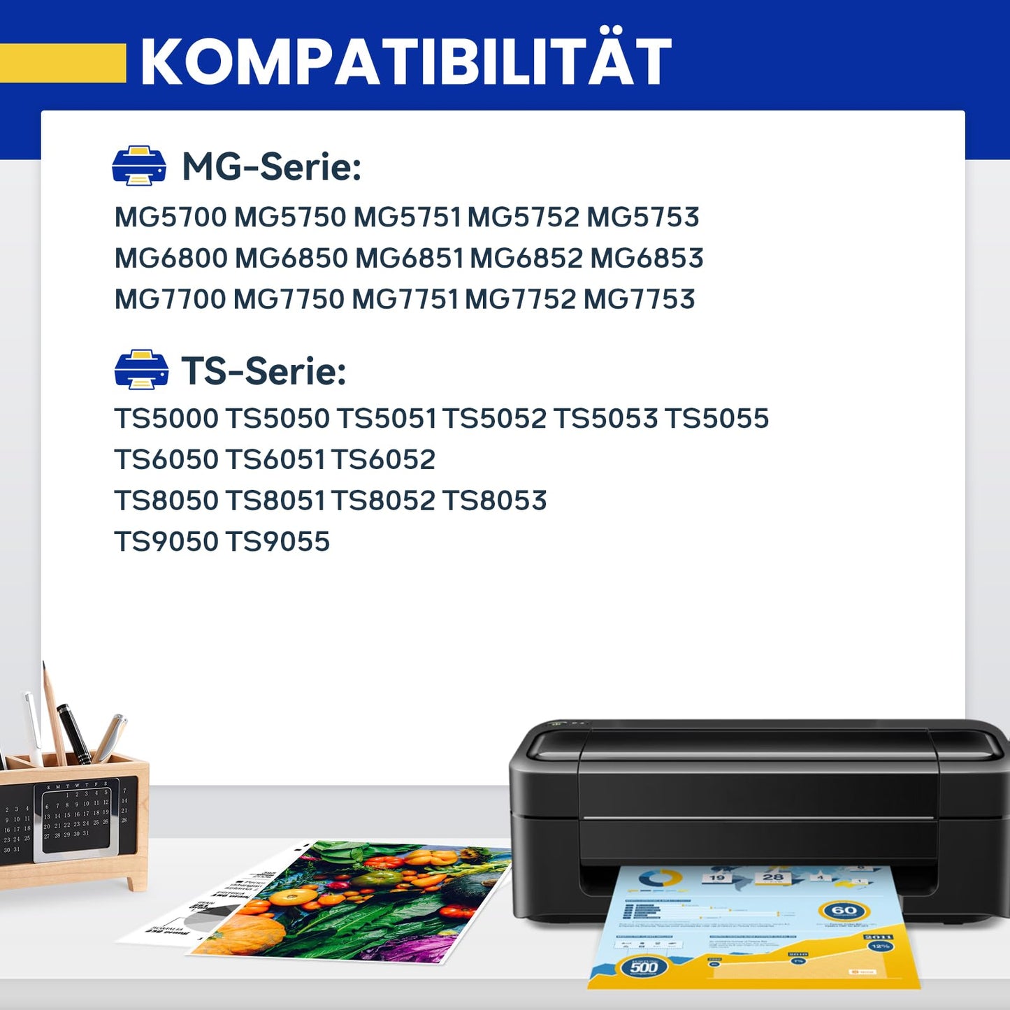 570 571 Printer cartridges compatible for Canon PGI-570 XL CLI-571 XL 20-pack for Pixma TS5050 MG5750 TS5055 TS5051 MG6850 TS5053 MG5753 MG5751 TS8050 MG7750 MG6853 MG6852 MG5700