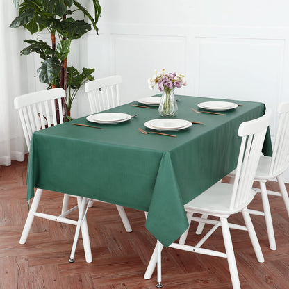 Novelty style tablecloth tablecloth Christmas 240x140 green Tablecloths PVC Waterproof and Weatherproof plastic tablecloth for wedding, birthday, party, hotel, bar, dining table, garden table, Christmas