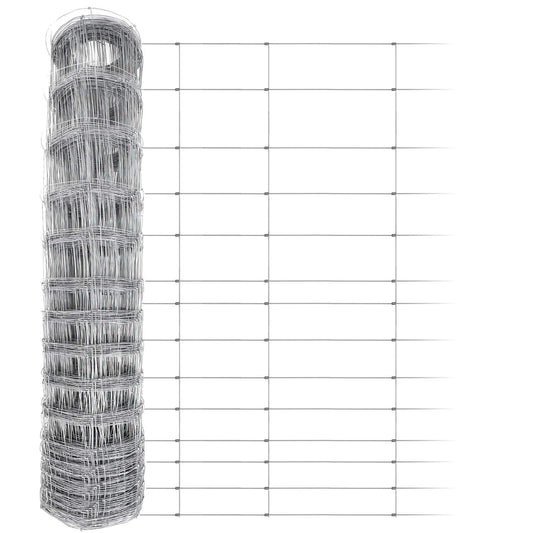 Panorama24 Game Fence 100/12/15 50m Garden Fence, Game Fence, Pasture Fence, Forestry Fence, Wire Fence, Knot Mesh, STRONG AGAINST Deer, Roe Deer, Wild Boar, Badgers, Rabbits & more Wildlife & Pests