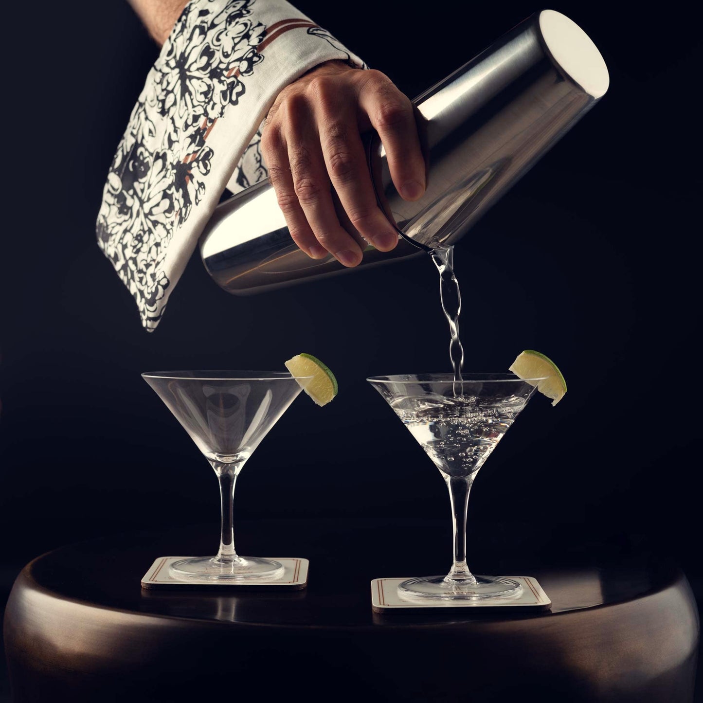 Rusty Barrel Bloomsbury Cocktail Set – Stainless Steel Cocktail Shaker Set with Jigger, Muddler, Bar Spoon & Accessories | Cocktail Mixing Set in Luxury Gift Box with Bag & Recipe Booklet