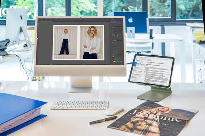 Tabdoq solid tablet stand compatible with all tablets and iPads from 8 to 13 inches, green.