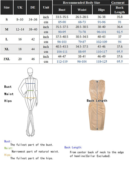GRACE KARIN Vintage Elegant Business Pencil Dress Sexy Shiny Sequin V-Neck Evening Dress Slim Fit Hip Dress Purple on Black S.