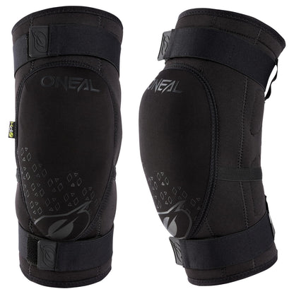 O'NEAL | Knee Protector | BMX Mountainbike Downhill | IPX® impact protection made of Polyurethane, Lightweight construction, Abrasion resistant material | Dirt Knee Guard V.23 | Adult | Black | Size M