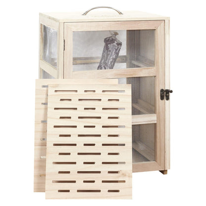 COOK CONCEPT KA4717 pantry cabinet for storage, miscellaneous accessories, made of paulownia wood, wood-steel, 28.2 x 24 x 39 cm