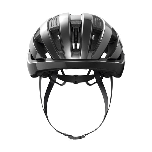 ABUS Road bike helmet WingBack - simple road helmet for sporty riding in everyday life and leisure - for adults and teenagers - Dark gray, size L