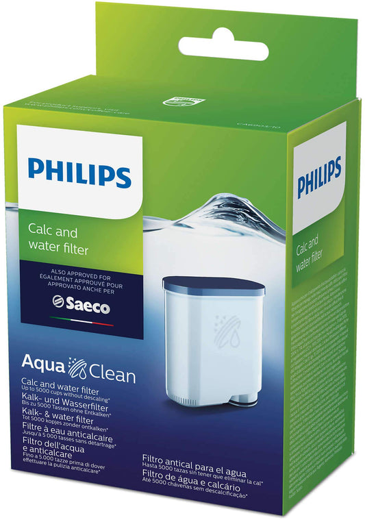 2 x Saeco AquaClean lime and water filter