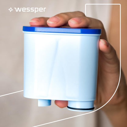 Wessper water filter cartridges compatible with Philips Aquaclean CA6903/10 CA6903/22 CA6903 and Saeco coffee machines, activated carbon filter cartridge for fully automatic coffee machine - 6 pack.