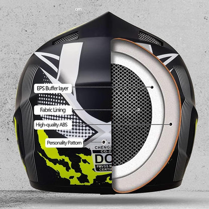 Motocross helmet full face MTB youth motorcycle helmets, downhill motorcycle helmet kids, men's ATV motorcycle helmet, for mountain bike ATV BMX downhill off-road, with gloves goggles