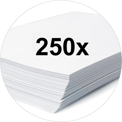 Original Falcon 100-pack recycled fasteners size A4 grey. Made in Germany with Blue Angel certification. Ideal for school and university use.