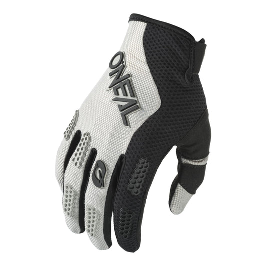 O'NEAL | Bike & Motocross Gloves | MX MTB FR Downhill | Fit, Breathable Material | Element Glove RACEWEAR V.24 | Adult | Black Grey | Size L