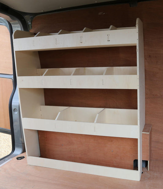 VANIFY - Compatible with Volkswagen Transporter T5 T6 L1 2003+ vehicle interior shelving, driver side rear shelf