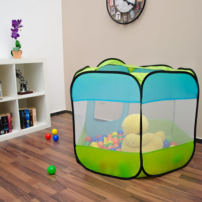 LittleTom Ball Pit Play Tent for Indoor & Outdoor - 100x100x72 Ball Pit Baby Play Area Living Room Children's Playground Indoor Playground Tent Decor Children's Room Toys Ball Pit Indoor Play Equipment