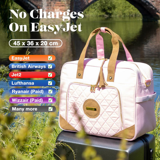 Cabin Max Vela Travel Bag 45x36x20 fly free on EasyJet, Women's Travel Bag (45 x 36 x 20cm, Black)