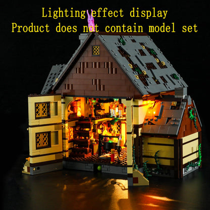 GEAMENT LED Light Set Compatible with Lego Hocus Pocus Sanderson Sisters' Cottage Ideas 21341 (Model Set Not Included)