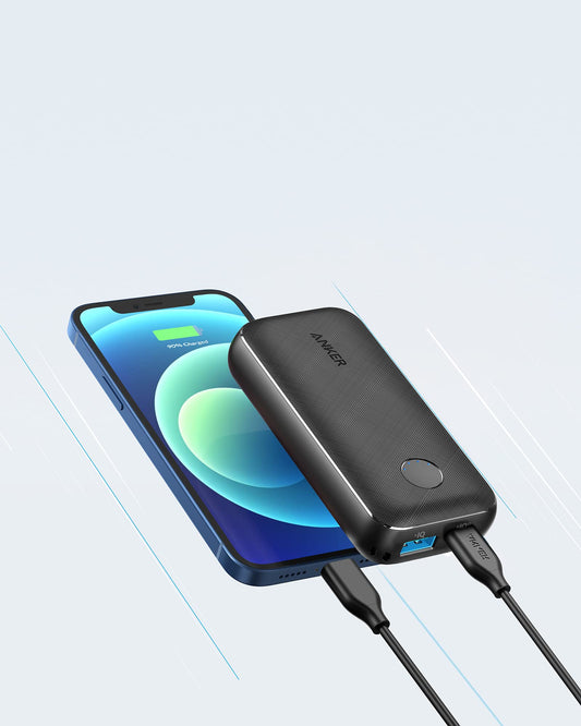 Anchor PowerCore 10000 Redux, 10000mAh power bank with USB-C Power Delivery (25W), external battery compatible with iPhone 12/11/Mini/Pro/Pro Max/XR/XS, Galaxy S21/S20, Pixel 3/3XL, iPad mini 5.