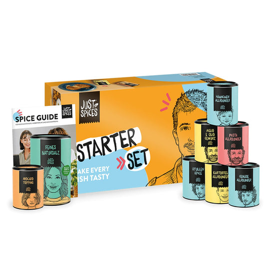 Just Spices Starter Set I 8 spice blends for every taste I Housewarming gift I Spice set
