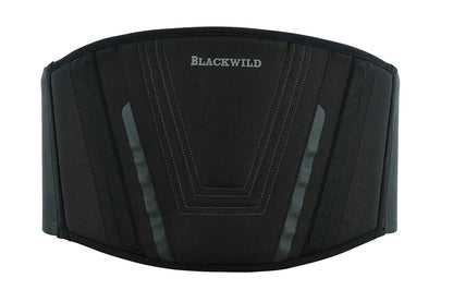 BLACKWILD Kidney Belt Motorcycle| Kidney Belt Motorcycle Men and Women, Basic Black | Effective stabilization kidney warmer lumbar support Kidney Belt (4XL = 155-170cm belly circumference)