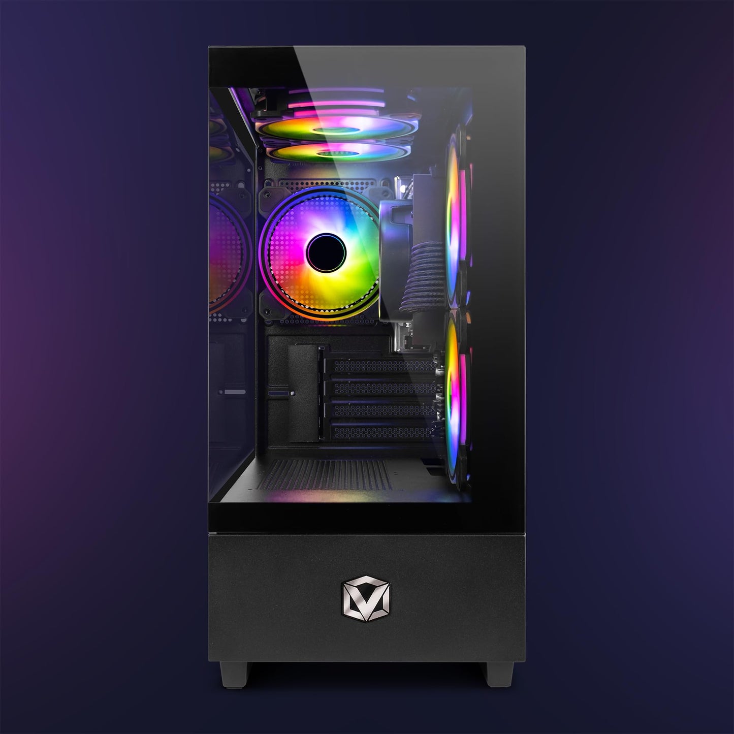 Vibox I-96 Gamer PC - 22 inch Display Pack - Quad Core AMD Ryzen 3200G Processor 4 GHz - Radeon Vega 8 Graphics - 8 GB RAM - 480 GB SSD - Linux OS - WiFi