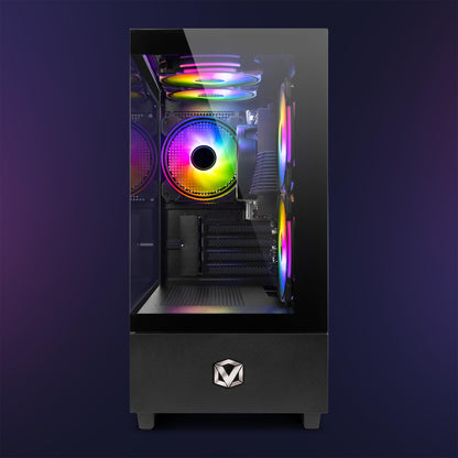 Vibox I-96 Gamer PC - 22 inch Display Pack - Quad Core AMD Ryzen 3200G Processor 4 GHz - Radeon Vega 8 Graphics - 8 GB RAM - 480 GB SSD - Linux OS - WiFi
