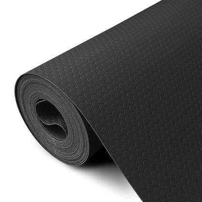wohomuke Drawer Mat 60x600cm Mat for drawers Refrigerator mats for drawers Shelves Cabinet Refrigerator (Black, 60cmx6m)