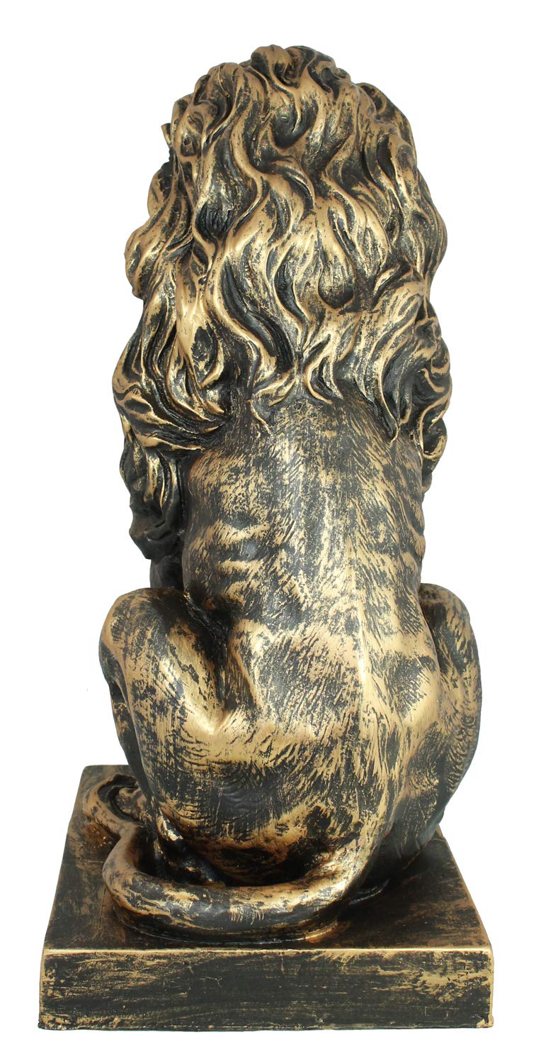 colorful living lion sculpture lion statue decoration lion garden garden lion figurine lion sitting