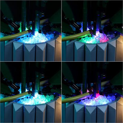 BrickBling light set compatible with Lego Orchid decoration LED light set, compatible with Lego 10311 Orchid Botanical Collection set (lights only, bricks not included) - light control version.
