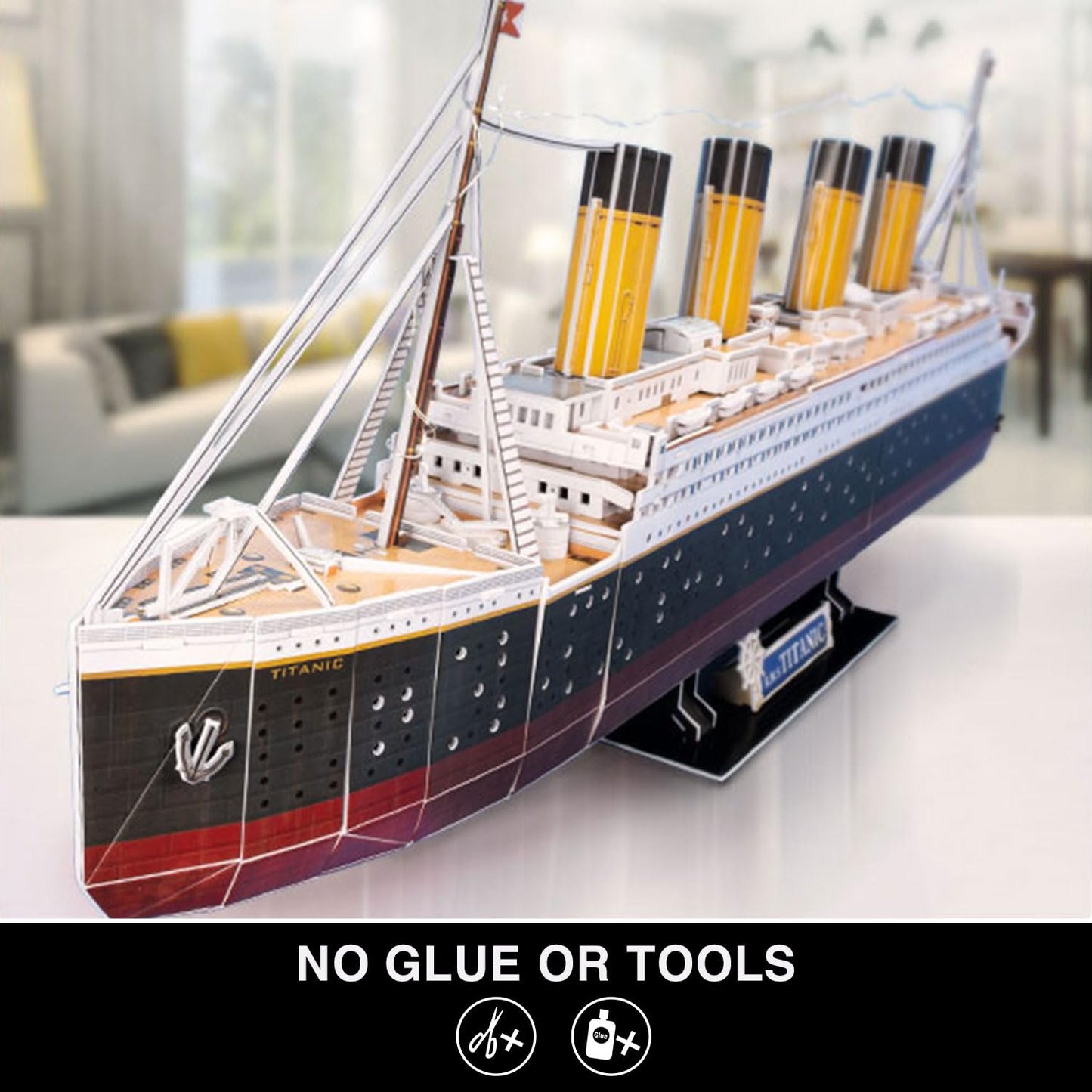 3D Puzzle Kids - Titanic Model | 3D Puzzle Adults | Titanic Toy | Gift for Kids Ages 8+ | 266 Pieces | DIY