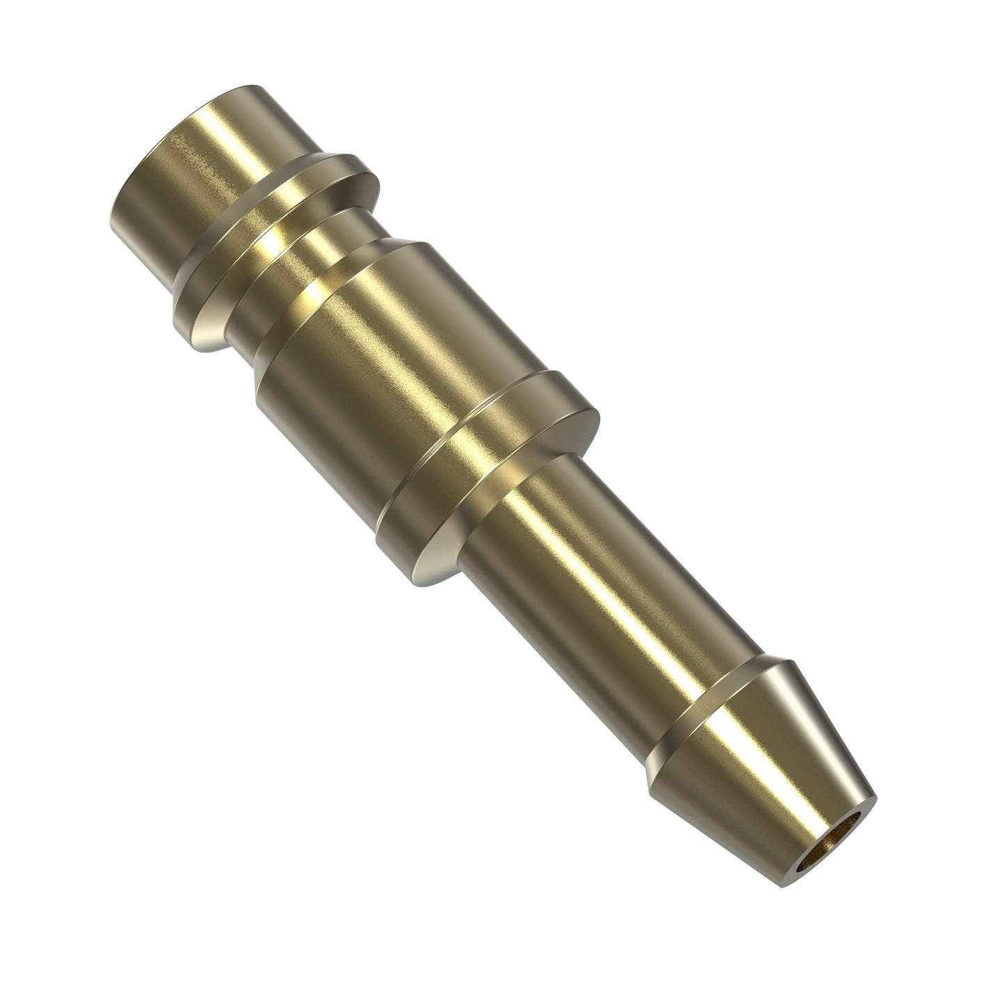 AUPROTEC pneumatic coupling set with brass coupling 6mm plug + clamps