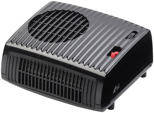 AGT Car Fan Heater: Electric ceramic auxiliary heater, 2 heat levels, 1,850 watts, 230V (defrost car windows electrically, electric window defroster, desk outlet).