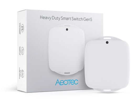 Aeotec Outdoor Heavy Duty Switch - IP44, 40A, Z-Wave, HomeAssistant, outdoor, pump control, ventilation control, E-bike charging, sprinklers, heater, infrared heating, moisture-resistant ventilator