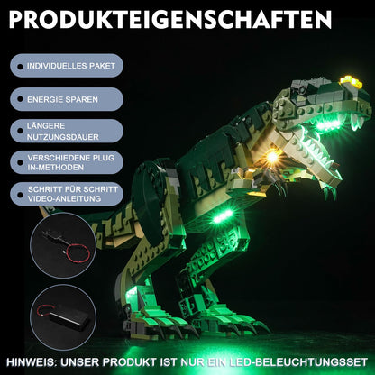 LED Light Set for Lego 31151 T. rex (No Lego), Decorative lighting kit for Lego Creator T.Rex Creative Toy