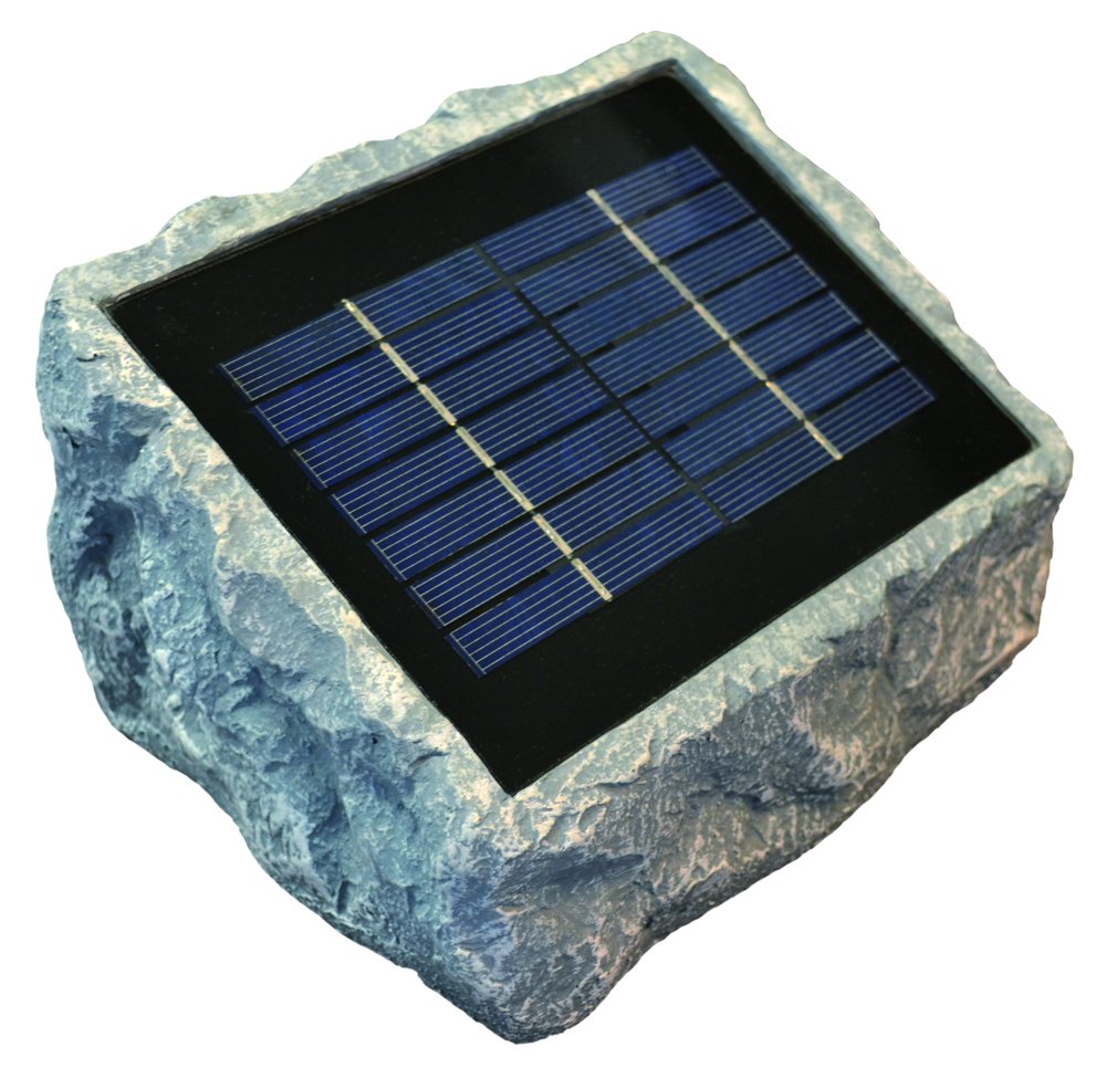 profi-pumpe.de SOLAR POND PUMP GARDEN FOUNTAIN and LED LIGHT - WATER FEATURE ORNAMENTAL FOUNTAIN BIRD BATH SOLAR FOUNTAIN for garden pond - very DECORATIVE STONE DESIGN, RÜGEN 200-1 SOLAR POND Set