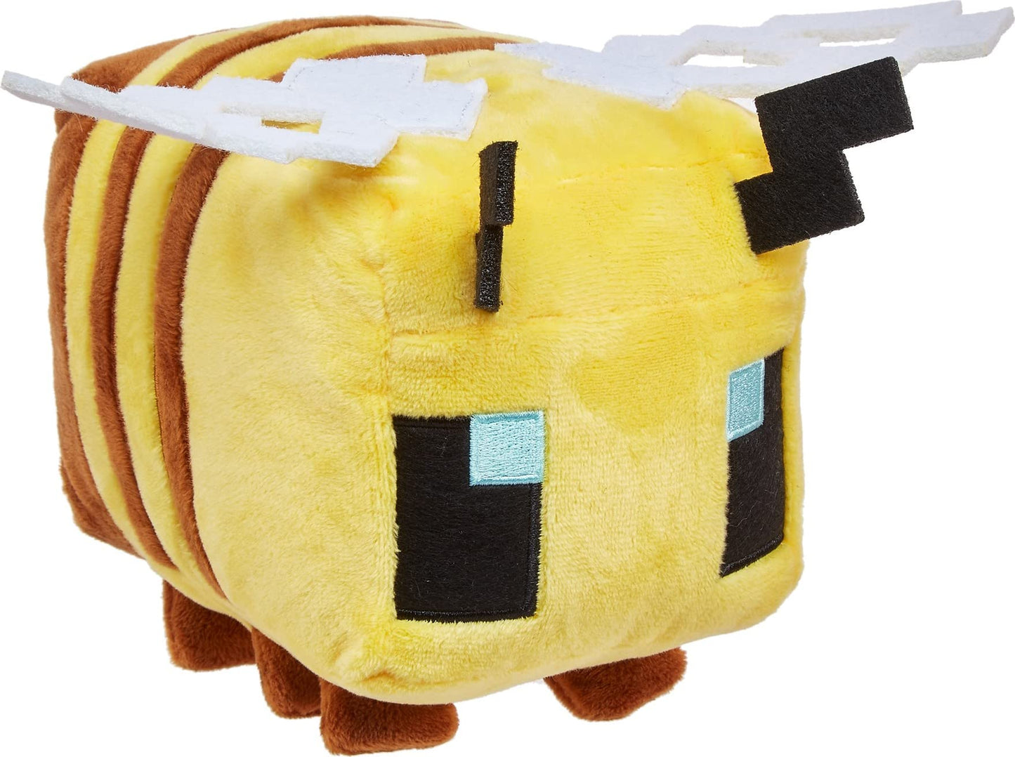 Mattel Minecraft plush figure, approximately 8 inches, soft, collectible gift for fans ages 3 and up HBN41, Yellow