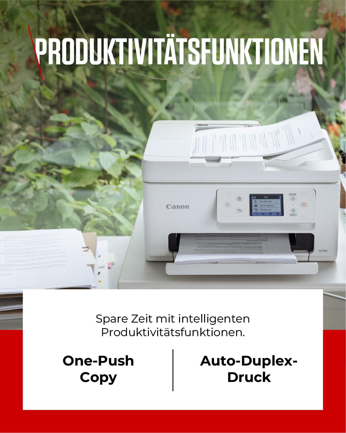 Canon PIXMA TS7750i Series - All-in-One printer, copier & scanner for home use | Wireless for easy printing from your smartphone | Canon printer for home with PIXMA Print Plan