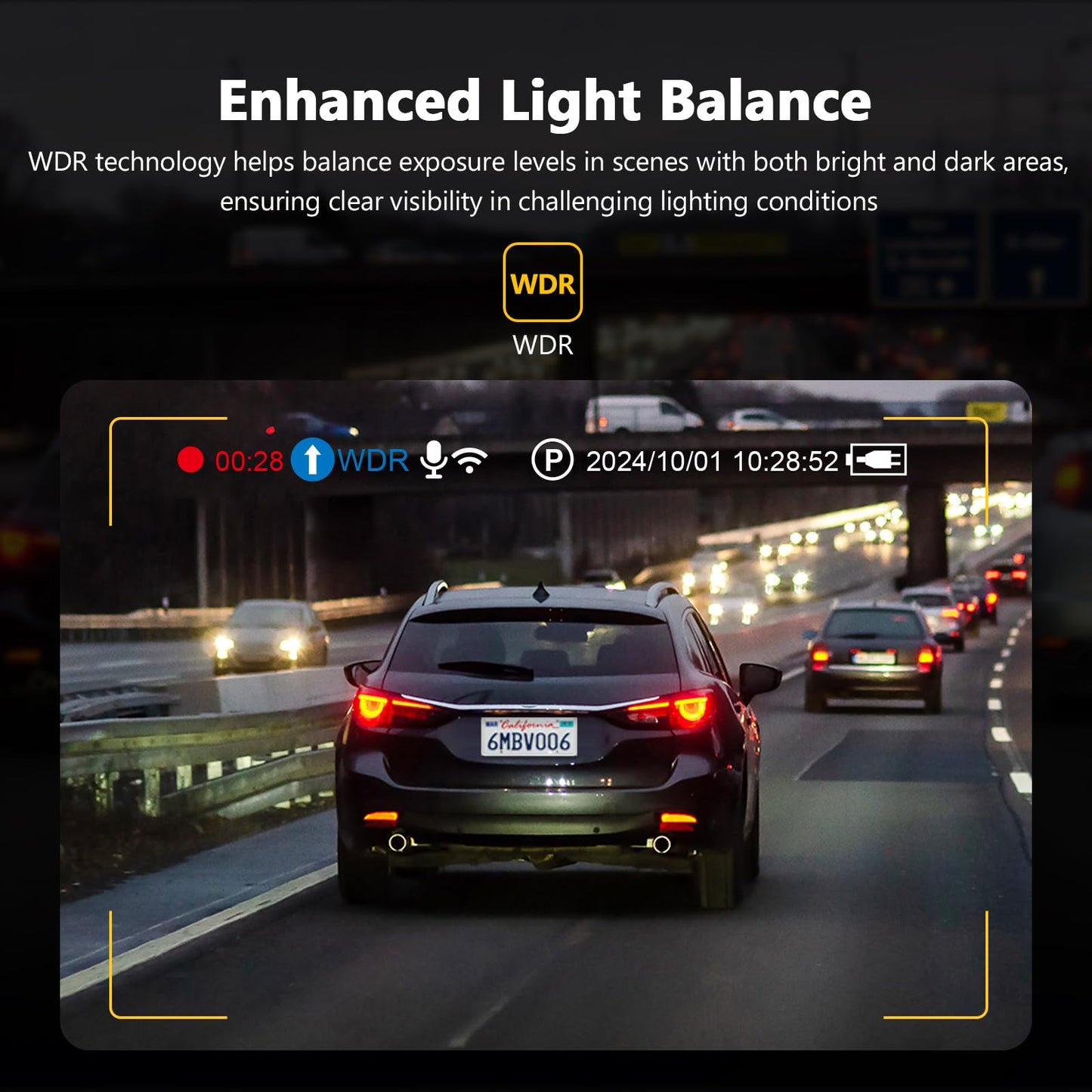 Z-Edge 4K Dashcam GPS WiFi Dual Car Camera 4K 2K 1080P 2.7 Inch LCD, APP Control, 155° Wide Angle Lens, Loop Recording, WDR Night Vision, G-Sensor, Parking Monitor (2025 Version)