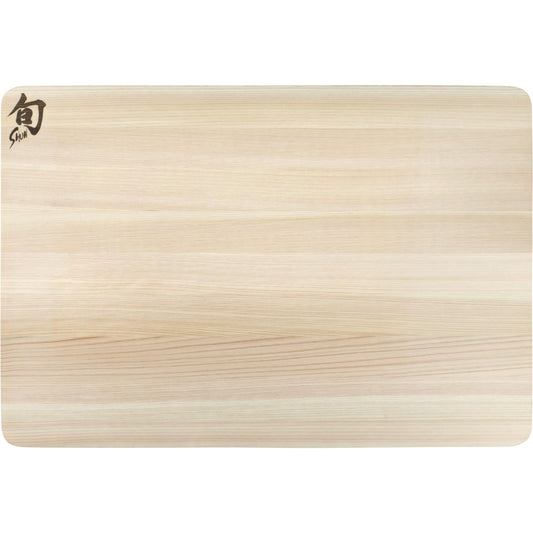 KAI Shun Cutting Board Hinoki, Size M - Japanese Cypress - Dimensions 40.5 x 27.5 x 1.35 cm Cutting Surface Wooden Board for Cutting