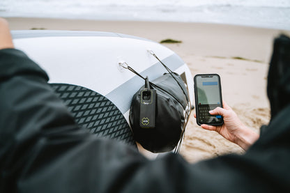 ACR Bivy Stick Satellite Communicator - Two-way text messaging, GPS tracking, maps and navigation, emergency SOS, weather reports, and location sharing, app compatible.