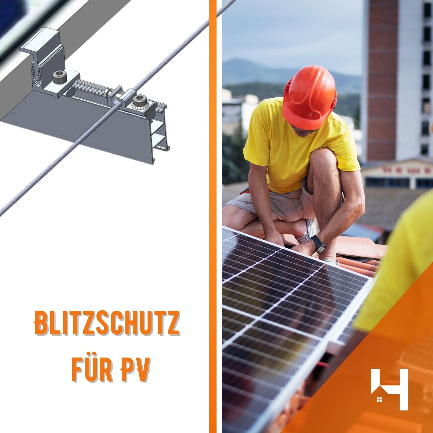 HouseHero® 40 meters round wire aluminum diameter 8mm I grounding wire I lightning protection AlMgSi - meter goods I lightweight and flexible.